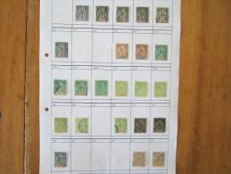 VEND BEAU LOT DE TIMBRES DE NOUVELLE-CALEDONIE SUR 4 F.A. !!!! - Colecciones & Series