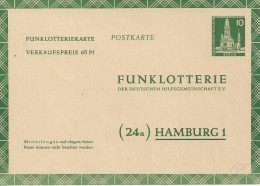 Germany (Berlin)  1957  Funklotterie  Mi.FP 5 - Postkarten - Ungebraucht