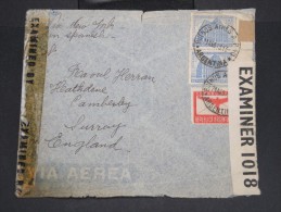 ARGENTINE-Enveloppe De Buenos Aires Pour La Grande Bretagne En 1944 Avec Ccontrole à Voir P7287 - Cartas & Documentos