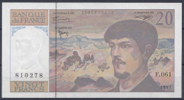 20 Francs  DEBUSSY 1997 Série F.061 - NEUF  - LUXE - 20 F 1980-1997 ''Debussy''