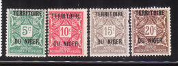 Niger 1921 Postage Due Stamps Mint/MNG - Nuevos