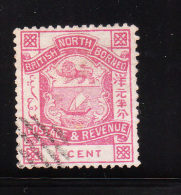 North Borneo 1887-92 Coat Of Arms 1/2c Used - Nordborneo (...-1963)