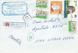 TIMBRES - STAMPS- MARCOPHILIE - PORTUGAL - NAVEGATEUR - MAISONS ET MOULIN - CACHET 21-05-1992- VILA NOVA DE S. BENTO - Maschinenstempel (Werbestempel)