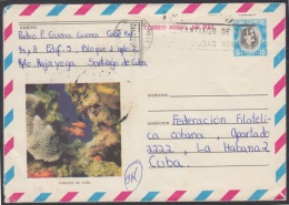 1979-EP-48 CUBA 1979. Ed.184b. POSTAL STATIONERY. ENTERO POSTAL. A. MACEO. CORALES. STGO DE CUBA. USED. - Covers & Documents