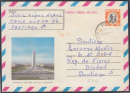 1979-EP-54 CUBA 1979. Ed.186b. POSTAL STATIONERY. ENTERO POSTAL. CALIXTO GARCIA. PLAZA REVOLUCION. HABANA. USED - Covers & Documents