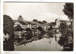 CPSM VIVONNE (Vienne) - La Vonne Vue Du Pont Des Carmes - Vivonne