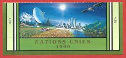 ONU - NAZIONI UNITE GINEVRA MNH COPPIA - 1999 - UNISPACE III - 0,45 Fr. X 2 - Michel NT-GE 373-374 - Blocs-feuillets