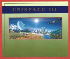 ONU - NAZIONI UNITE GINEVRA MNH FOGLIETTO - 1999 - UNISPACE III - 2,00 Fr. - Michel NT-GE BL11 - Hojas Y Bloques