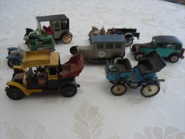 LOT LES TACOTS DE MINIALUXE:CITROEN.RENAULT.PEUGEOT+NOREV PEUGEOT 201. - Jugetes Antiguos