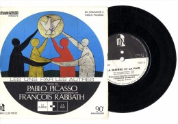 LES UNS PAR LES AUTRES  FRANCOIS RABBATH CONTREBASSE  EN HOMMAGE A PABLO PICASSO   -  45 T - Classical