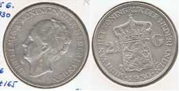 HOLANDA 2 Y MEDIO GULDEN 1930 PLATA SILVER G1 - 1 Gulden