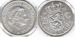 HOLANDA 2 Y MEDIO GULDEN 1962 PLATA SILVER G1 - 2 1/2 Gulden