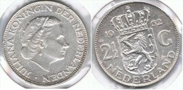 HOLANDA 2 Y MEDIO GULDEN 1962 PLATA SILVER G1 - 2 1/2 Florín Holandés (Gulden)