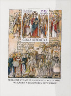 G)2013 CZECH REPUBLIC, ANNIV. OF THE ARRIVAL OF THE APOSTLES CYRIL AND METHODIUS O THE GREAT MORAVA, JOINT ISSUE CZECH R - Ungebraucht