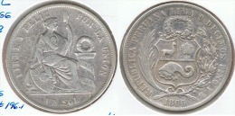 PERU SOL 1866 PLATA SILVER G1 - Pérou