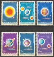 Rumänien; 1981; Michel 3795/3800 **; Planetenkonstelation - Nuovi
