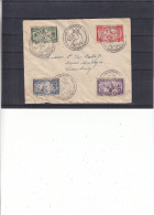 Armoiries - Lions - Luxembourg - Lettre FDC De 1945  - Oblitération Libération Luxembourg - Briefe U. Dokumente