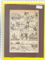 PECHE A LA LIGNE - PECHEUR - VISSEN VIS FISHING ANGELSPORT PESCA GRAVURE XIXé Ou XXé Ca.: 150 X 210 Mm ENGRAVING   R314 - Pêche