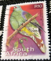South Africa 2000 Bird Treron Calva 10r - Used - Used Stamps