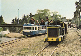 69 ANSE Chemin De Fer Touristique D'Anse  Locotracteur Y9201 Autorail CFTA Triple X4901 échelle 1/3,8 - Anse