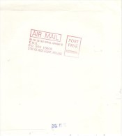 Niederlande Amsterdam Post Paye Air Mail - Stempel 1992 Rot - Maschinenstempel (EMA)