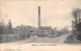 ¤¤  -    BEAUVAL    -    La Gare Et L'Usine Saint   -  Chemin De Fer   -  ¤¤ - Beauval