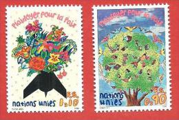ONU - NAZIONI UNITE GINEVRA MNH - 1996 - Difesa Della Pace - 0,90 + 1,10 Fr. - NT-GE 299-300 - Unused Stamps