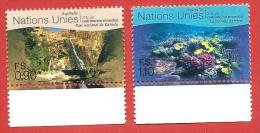 ONU - NAZIONI UNITE GINEVRA MNH - 1999 - World Heritage Sites - Australia - 0,90 + 1,10 Fr. - NT-GE 361-362 - Neufs