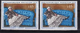 France 1364 Variété Moquette Bleue  Et Normal Tableau De Manet Neuf ** TB MNH Sin Charnela - Unused Stamps