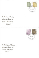 4 Cartas De Primer Dia 2012 Windsor - Lettres & Documents