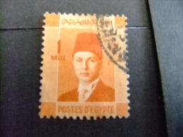 EGIPTO - EGYPTE - EGYPT - UAR - 1937 - 44 EFFIGIE DU ROI FAROUK Yvert & Tellier Nº 187 º FU - Usados