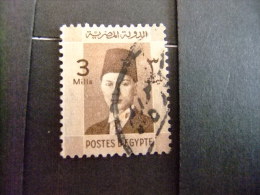 EGIPTO - EGYPTE - EGYPT - UAR - 1937 - 44 EFFIGIE DU ROI FAROUK Yvert & Tellier Nº 189 º FU - Usados