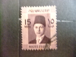 EGIPTO - EGYPTE - EGYPT - UAR - 1937 - 44 EFFIGIE DU ROI FAROUK Yvert & Tellier Nº 194 º FU - Usados