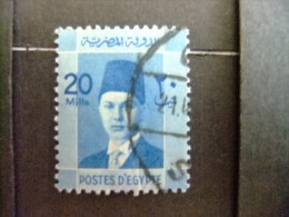 EGIPTO - EGYPTE - EGYPT - UAR - 1937 - 44 EFFIGIE DU ROI FAROUK Yvert & Tellier Nº 195 º FU - Usados