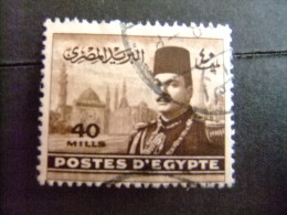 EGIPTO - EGYPTE - EGYPT - UAR - 1947 -48 - EFFIGIE DU ROI FAROUK 1º - Yvert & Tellier Nº 257 º FU - Oblitérés