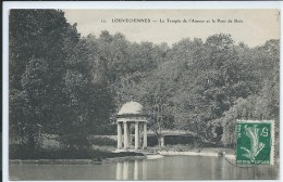 Louveciennes-Le Temple De L'Amour Et Le Pont De Bois-(CPA) . - Louveciennes