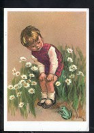 D3079 STUDIUM CHRISTI:  ILLUSTRAZIONE A. ZANDRINO CON CITAZIONE SALMI: BAMBINI ENFANT CHILDREN - ILLUSTRATION - Zandrino