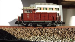 SCALA N ECHELLE - ELLOK LOCO TRATTORE SBB CFF  Em 3/3 18808 - MINITRIX 12060 - Locomotive