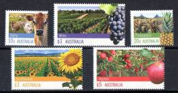 Australia 2012 Farming Set Of 5 MNH - Neufs