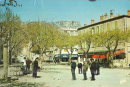 LA VALETTE DU VAR -  LA PARTIE DE PETANQUE PLACE J. JAURES   CARTE ANIMEE    CPSM - La Valette Du Var