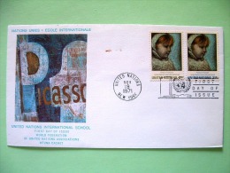 United Nations - New York 1971 FDC Cover - Painting Maia By Pablo Picasso - Brieven En Documenten