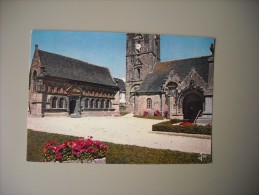 FINISTERE SIZUN L'OSSUAIRE ET LE PORCHE DE L'EGLISE - Sizun