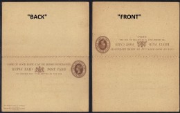 CAP DE BONNE ESPERANCE - CAPE OF GOOD HOPE - QV / ENTIER POSTAL DOUBLE - REPONSE PAYEE (ref 6488) - Cape Of Good Hope (1853-1904)