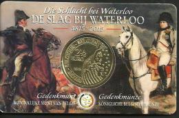 Belgie  2015 Waterloo 2,50 Euro  In Coincard - Belgium