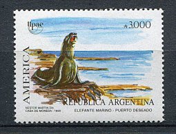 (cl. 8 - P5) Argentine ** N° 1732 (ref. Michel Au Dos) - Elephant De Mer - - Unused Stamps