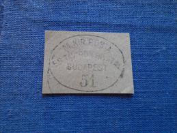 Hungary - Magyar Királyi  Posta és Távirda Hivatal  BUDAPEST 51  Ca 1870-80's-handstamp  X7.23 - Poststempel (Marcophilie)