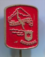 Swimming / Schwimmen - Zwem Bad GOUDERAK, Holland Netherlands, Vintage Pin  Badge - Zwemmen