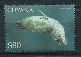 (cl. 8 - P8) Guyane **n° 5104 (ref. Michel Au Dos) - Phoque - Guyana (1966-...)