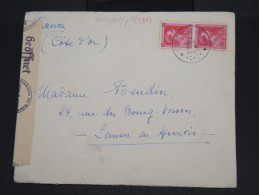 BELGIQUE - Enveloppe De Corroy Le Grand Pour La France En 1942 - Controle Allemand - à Voir - Lot P7358 - Sternenstempel