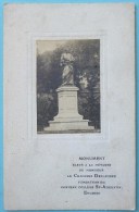 CP PHOTO RELLE COPPIN GOISSE ATH 011 ENGHIEN Monument A La Memoire De Monsieur Chanoine Deblander College St Augustin - Enghien - Edingen